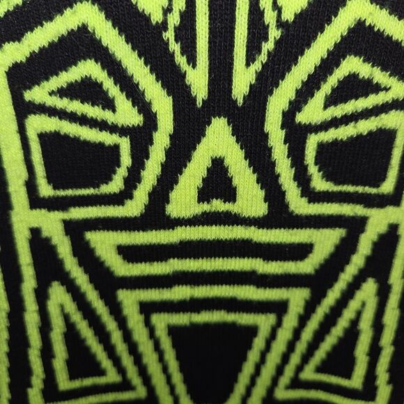 Fashion Nova Bright As The Night Short Romper - Black/Neon Size XL - Picture 5 of 6